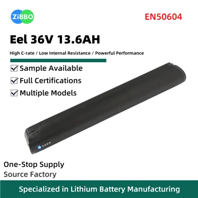 Ål 36V 13,6AH El-cykelbatteri
