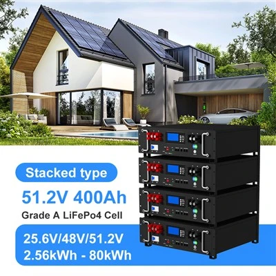 Rack-monteret 20KWH 400AH 51.2V High Capacity Lithium Battery Pack