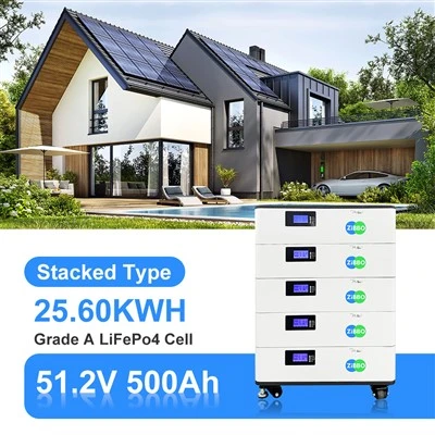 Solar 51,2V 500Ah 25,6kwh privat batteriopbevaring