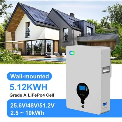 Solvægmonteret 5kwh lithium-ion-batteri 24V 48V 100AH ​​200AH LifePO4